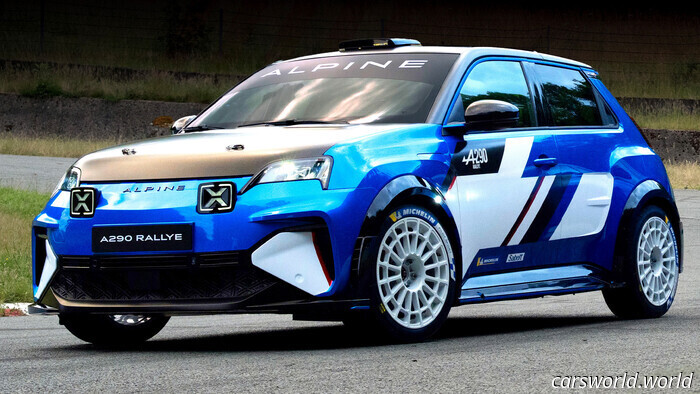 El nuevo A290 Rallye de Alpine arroja barro y chispas por $70,000 | Carscoops